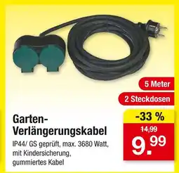 Zimmermann Garten-verlängerungskabel Angebot