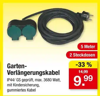 Zimmermann Garten-verlängerungskabel Angebot
