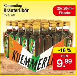 Zimmermann Kümmerling kräuterlikör Angebot