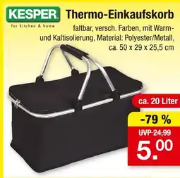 Zimmermann Kesper thermo-einkaufskorb Angebot
