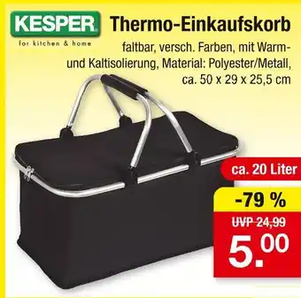 Zimmermann Kesper thermo-einkaufskorb Angebot