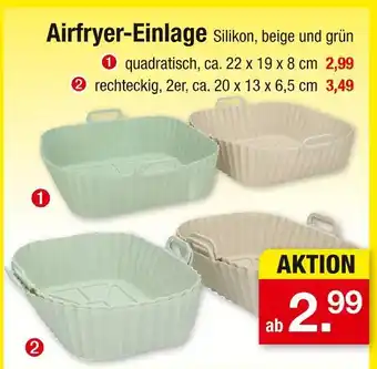 Zimmermann Airfryer-einlage Angebot
