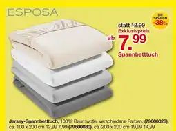 Möbelzentrum Pforzheim Esposa jersey-spannbetttuch Angebot