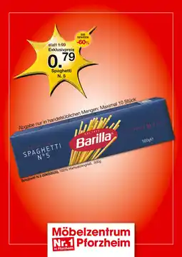 Möbelzentrum Pforzheim Barilla spaghetti n.5 Angebot