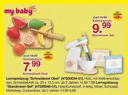 Möbelzentrum Pforzheim My baby lernspielzeug schneideset obst Angebot