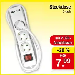 Zimmermann Steckdose 3-fach Angebot