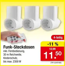 Zimmermann Funk-steckdosen Angebot