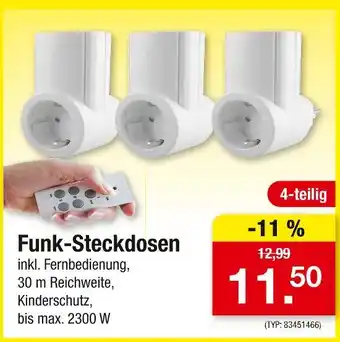 Zimmermann Funk-steckdosen Angebot