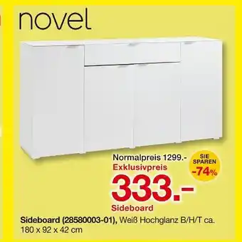 Möbelzentrum Pforzheim Novel sideboard Angebot