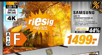 Expert Samsung led tv gu98du9079uxzg ai Angebot
