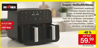 Zimmermann Grafner doppel-heißluftfritteuse Angebot