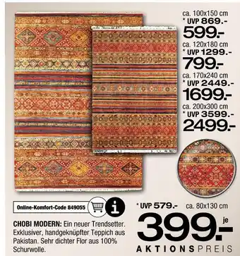 Ostermann Chobi modern teppich Angebot