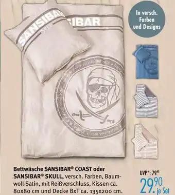 Trends Möbel Sansibar bettwäsche coast oder skull Angebot