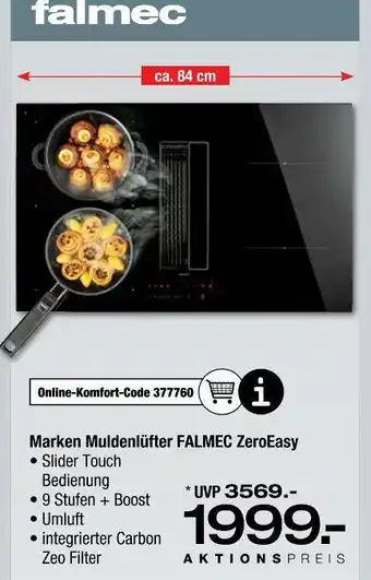 Ostermann Falmec marken muldenlüfter falmec zeroeasy Angebot