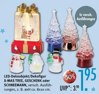 Trends Möbel Led-dekoobjekt/dekofigur x-mas tree, geschenk oder schneemann Angebot