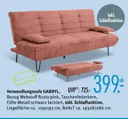 Trends Möbel Verwandlungssofa gabryl Angebot