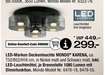 Ostermann Mondo led-deckenleuchte karena Angebot