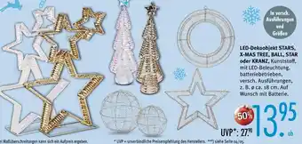 Trends Möbel Led-dekoobjekt stars, x-mas tree, ball, star oder kranz Angebot