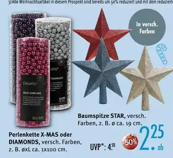 Trends Möbel Decoris perlenkette x-mas oder diamonds Angebot