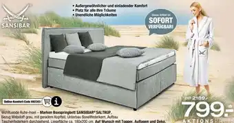 Ostermann Sansibar living boxspringbett saltrup Angebot