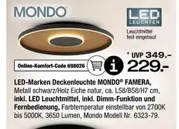 Ostermann Mondo led-deckenleuchte famera Angebot