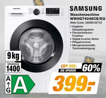 Expert Samsung waschmaschine ww9qt4048ce/eg Angebot