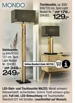 Ostermann Mondo stehleuchte Angebot
