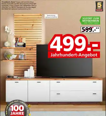 Segmüller Tv-lowboard denver Angebot