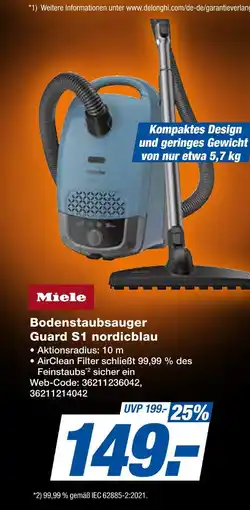 Expert Miele bodenstaubsauger guard s1 nordicblau Angebot