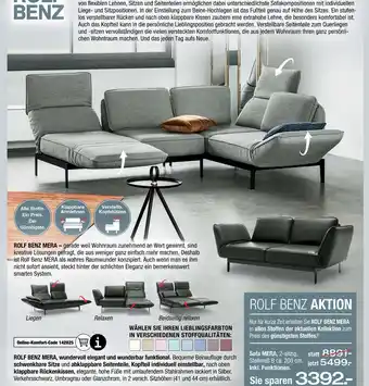 Ostermann Rolf benz mera sofa Angebot