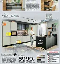 Ostermann Vito & aeg clare markenküche Angebot