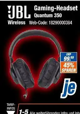 Expert Jbl gaming-headset quantum 350 Angebot