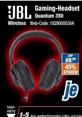 Expert Jbl gaming-headset quantum 350 Angebot