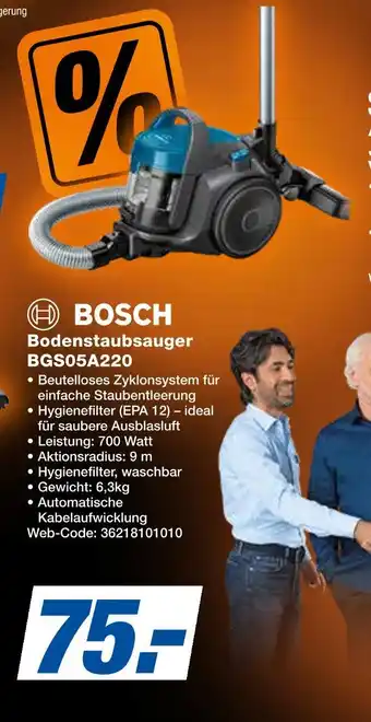 Expert Bosch bodenstaubsauger bgs05a220 Angebot