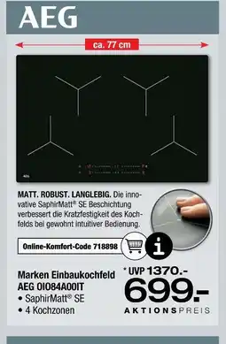 Ostermann Aeg marken einbaukochfeld aeg oi084a00it Angebot