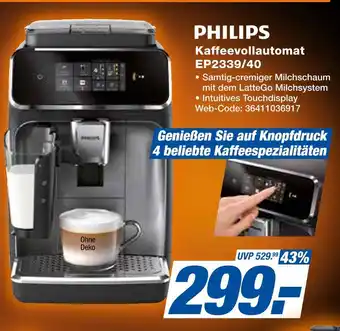 Expert Philips kaffeevollautomat ep2339/40 Angebot