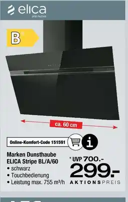 Ostermann Elica marken dunsthaube stripe bl/a/60 Angebot
