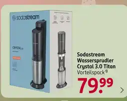 Rossmann Sodastream wassersprudler crystal 3.0 titan Angebot