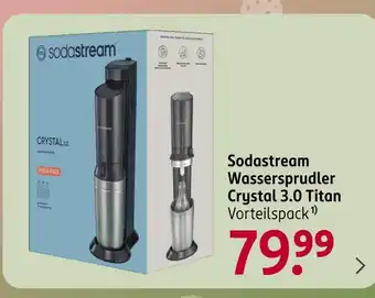Rossmann Sodastream wassersprudler crystal 3.0 titan Angebot