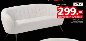Segmüller Sofa 3-sitzer glamour Angebot