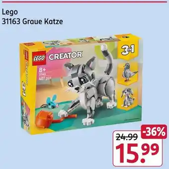 Rossmann Lego creator 31163 graue katze Angebot