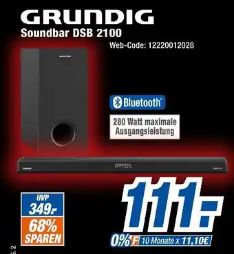 Expert Grundig soundbar dsb 2100 Angebot