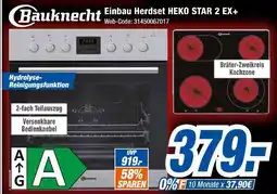 Expert Bauknecht einbau herdset heko star 2 ex+ Angebot