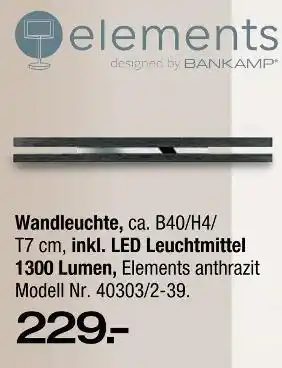 Ostermann Elements wandleuchte Angebot
