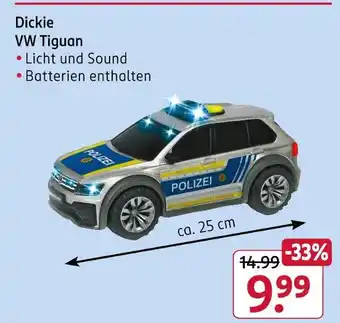 Rossmann Dickie vw tiguan Angebot