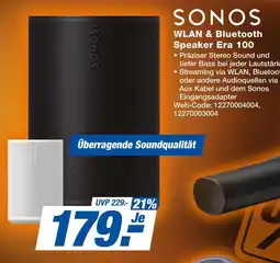 Expert Sonos wlan & bluetooth speaker era 100 Angebot