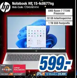 Expert Hp notebook hp 15-fc0677ng Angebot