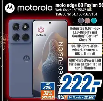 Expert Motorola moto edge 60 fusion 50 Angebot