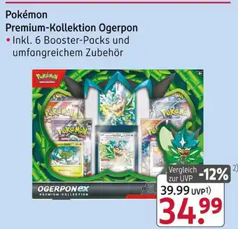 Rossmann Pokémon premium-kollektion ogerpon Angebot