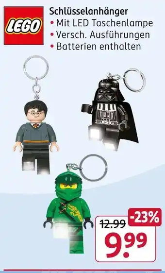 Rossmann Lego schlüsselanhänger harry potter Angebot